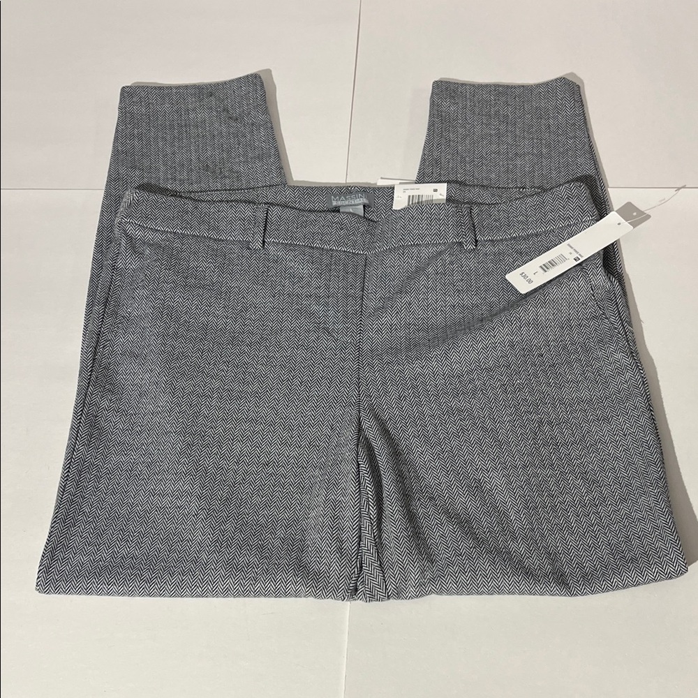 Massini Essentials Skinny Ponte Pant sz Large Gray Black Large Fall Winter